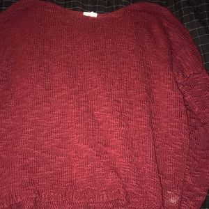 Maroon women’s sweater size M